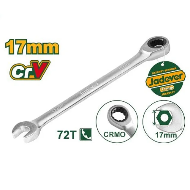 آچار یک سر رینگ جغجغه 17 جادور Jadever مدل JDSA5117