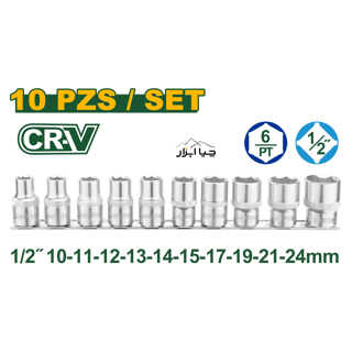 ست بکس ریلی 10 عددی 1/2 اینچ جادور Jadever مدل JDST2410